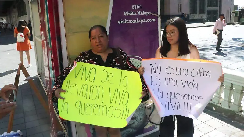 Protesta desaparecidos Xalapa